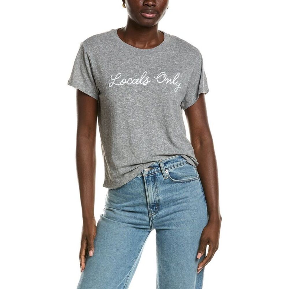Chaser Womens Locals Only T-Shirt, Grey